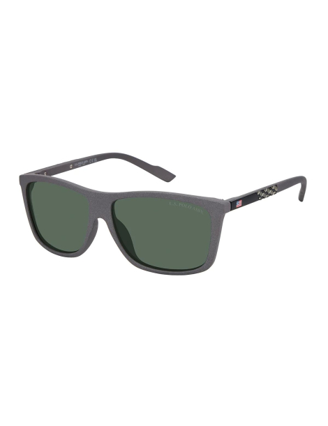 Солнцезащитные очки Rectangular U.S. Polo Assn 1159865458 (Серый One size)