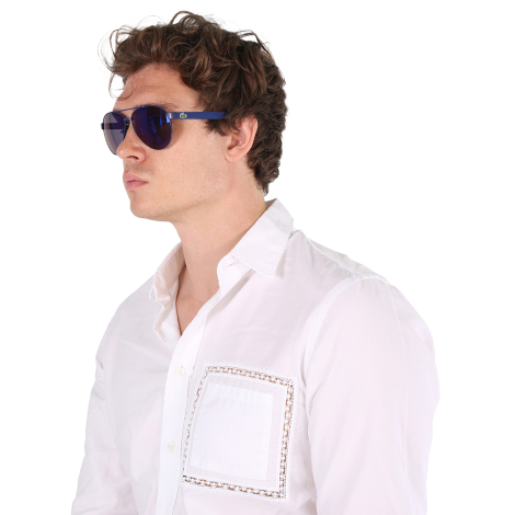 Сонцезахисні окуляри Pilot Lacoste 1160710065 (Синій One size)