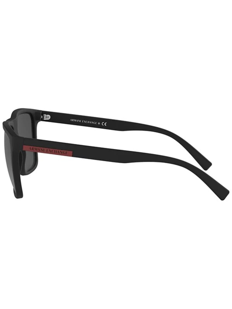 Сонцезахисні окуляри Square Armani Exchange Low Bridge Fit 1160732310 (Чорний One size)