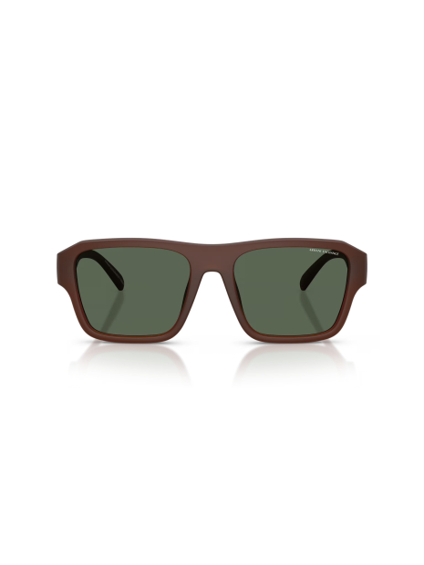 Солнцезащитные очки Square Armani Exchange 1161062290 (Коричневый One size)