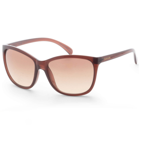 Солнцезащитные очки Rectangular Calvin Klein 1162173509 (Коричневый One size)