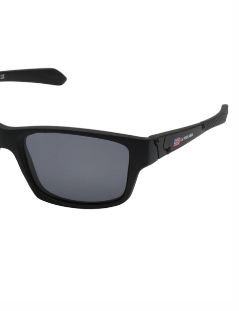 Солнцезащитные очки Rectangular U.S. Polo Assn 1163114026 (Черный One size)