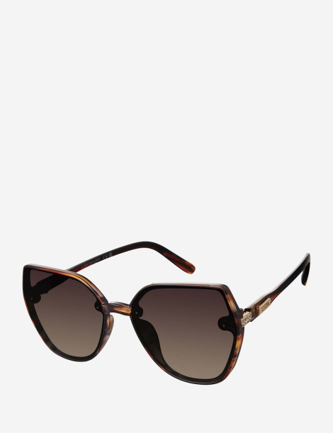 Женские солнцезащитные очки U.S. Polo Assn Geometric 1163272082 (Коричневый One size)