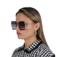 Солнцезащитные брендовые очки Butterfly Guess 1159842867 (Черный One size)
