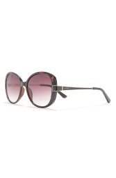 Солнцезащитные брендовые очки Oval Guess 1159845212 (Коричневый One size)