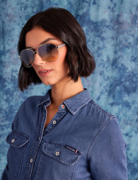 Сонцезахисні жіночі окуляри US Polo Assn 1159851163 (Синій/Жовтий One size)