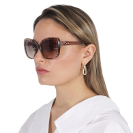 Солнцезащитные брендовые очки Butterfly Guess 1160533115 (Коричневый One size)