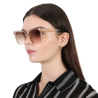 Женские солнцезащитные очки Square Calvin Klein 1161681556 (Бежевый One size)