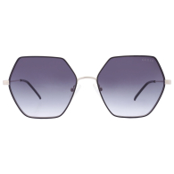 Женские солнцезащитные очки GUESS Geometric Hexagonal 1163268232 (Черный One size)