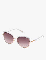 Солнцезащитные женские очки U.S. Polo Assn Cat Eye 1163279097 (Белый/Розовый One size)
