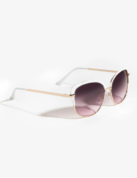 Солнцезащитные женские очки U.S. Polo Assn Cat Eye 1163279097 (Белый/Розовый One size)