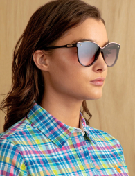 Солнцезащитные очки Cat Eye U.S. Polo Assn 1163285412 (Черный One size)