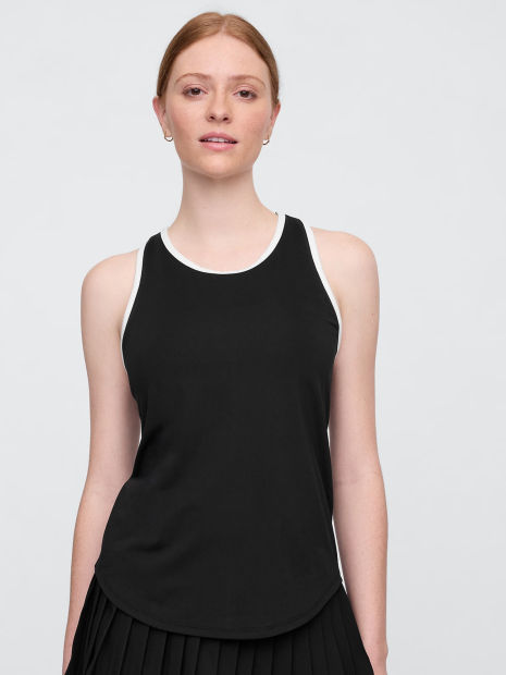 Жіноча вологовідвідна спортивна майка GAPFit 1159846916 (Чорний XS)