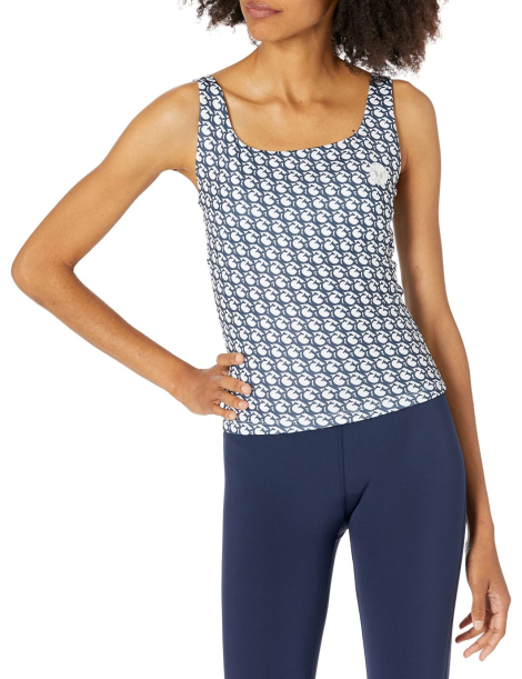 Спортивная майка Guess с принтом 1159847256 (Синий/Белый L)