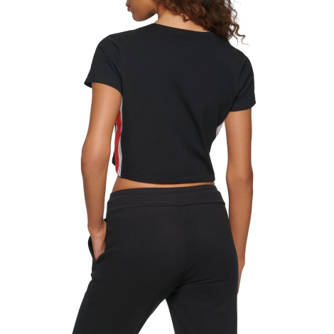 Спортивная укороченная футболка Tommy Hilfiger 1159849074 (Черный XL)