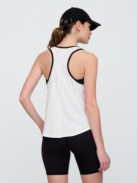 Женская влагоотводящая спортивная майка GAPFit 1159853262 (Белый XS)