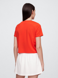 Укороченная спортивная футболка GAP 1159843146 (Красный XL)