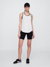 Женская влагоотводящая спортивная майка GAPFit 1159853262 (Белый XS)