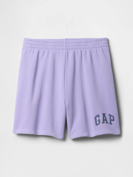 Женский костюм для спорта и отдыха GAP футболка и шорты на флисе 1159839475 (Сиреневый S)