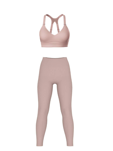 Спортивный комплект Victoria's Secret VSX топ и леггинсы 1159840300 (Розовый 32C/XS)