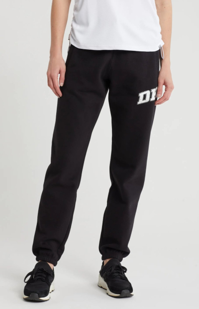 Женский костюм на флисе DKNY свитшот и штаны 1159840855 (Черный M)