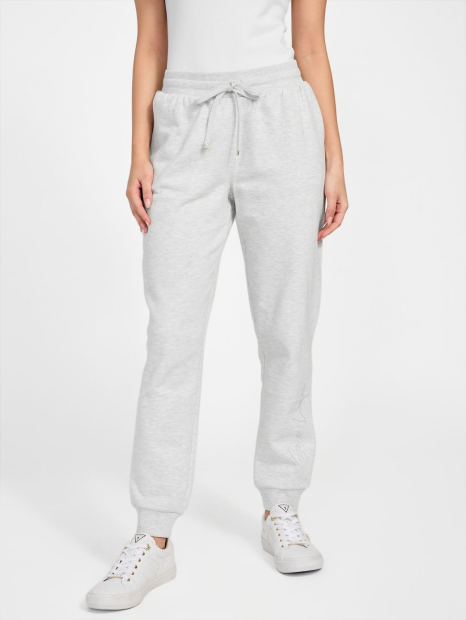 Женский спортивный костюм на флисе Guess свитшот и джоггеры 1159840921 (Серый L)