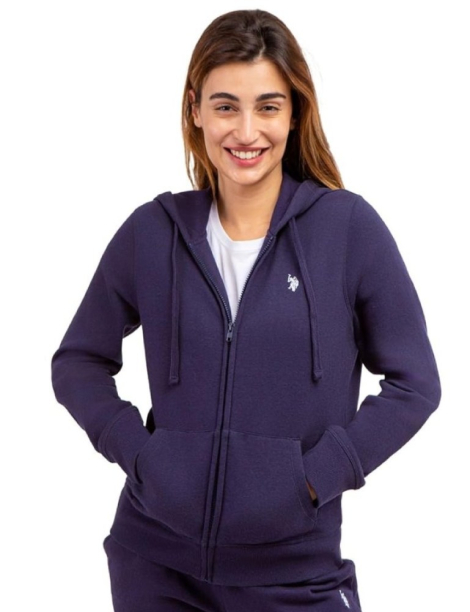 Женский спортивный костюм на флисе U.S. Polo Assn толстовка и джоггеры 1159841595 (Синий XL)