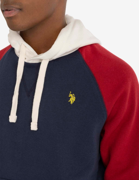 Мужской спортивный костюм на флисе U.S. Polo Assn худи и джоггеры 1159841606 (Синий XXL)