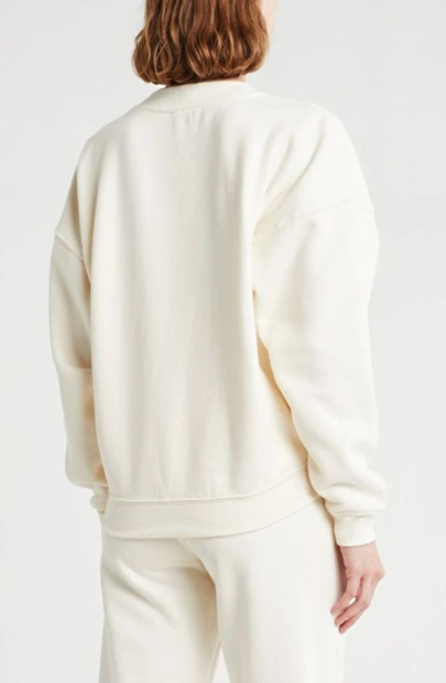 Женский костюм на флисе DKNY свитшот и штаны 1159841662 (Молочный M)