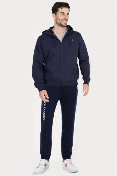 Спортивный костюм на флисе U.S. Polo Assn толстовка и джоггеры 1159841658 (Синий XXL)