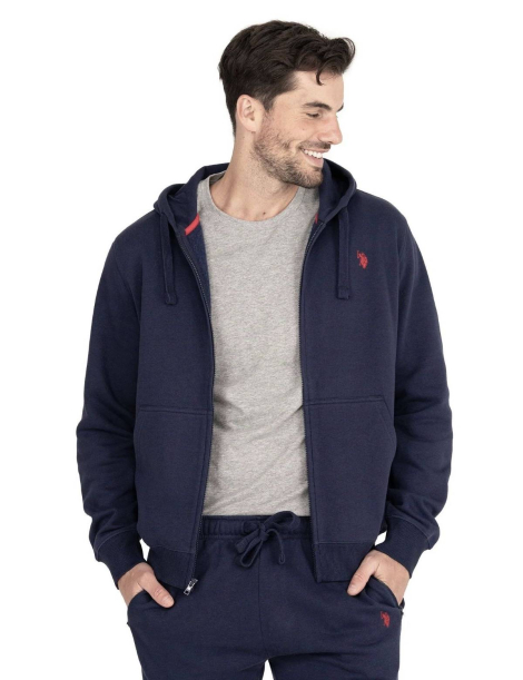 Спортивный костюм на флисе U.S. Polo Assn толстовка и джоггеры 1159841658 (Синий XXL)