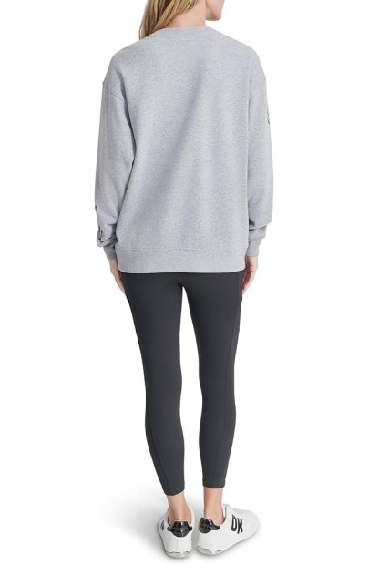 Женский костюм на флисе DKNY свитшот и джоггеры 1159841816 (Серый S)
