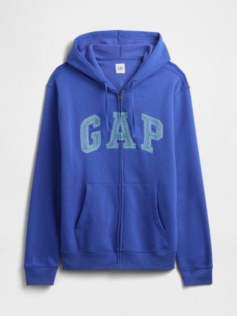 Мужской спортивный костюм на флисе GAP толстовка и штаны 1159842407 (Синий XL)
