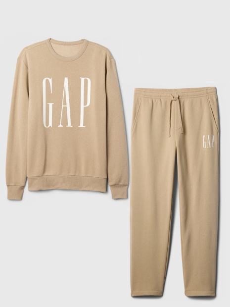 Мужской спортивный костюм GAP на флисе 1159842597 (Бежевый M)