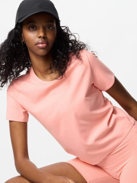 Спортивный комплект UNIQLO укороченная футболка и леггинсы 1159842793 (Розовый XL)