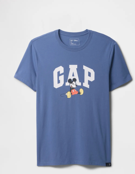 Чоловічий спортивний костюм GAP × Disney футболка та шорти на флісі 1159843937 (Синій S)
