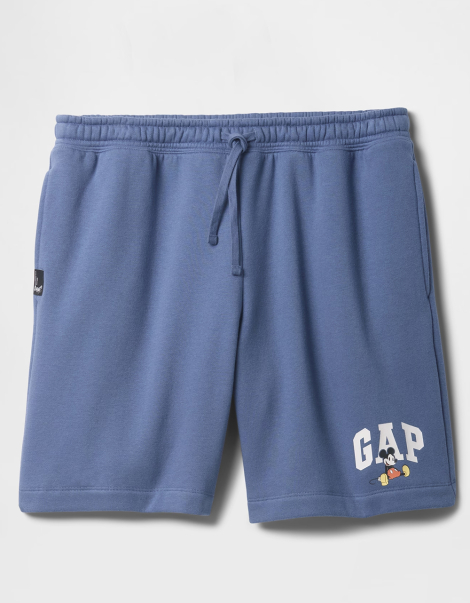 Чоловічий спортивний костюм GAP × Disney футболка та шорти на флісі 1159843937 (Синій S)