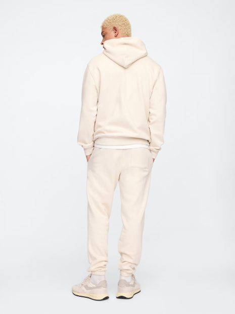 Чоловічий спортивний костюм GAP × Disney худі та джогери на флісі 1159848098 (Молочний XL)