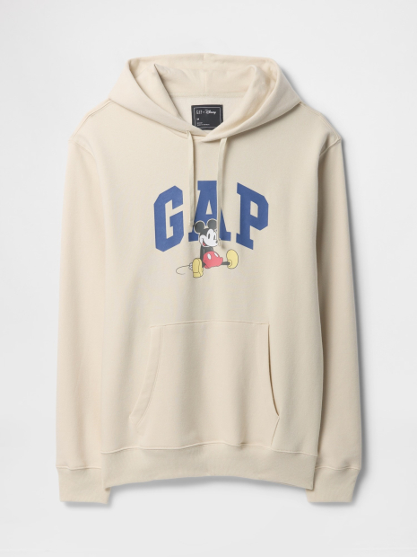 Чоловічий спортивний костюм GAP × Disney худі та джогери на флісі 1159848098 (Молочний XL)