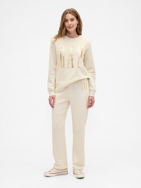Спортивный костюм на флисе GAP свитшот и штаны 1159848127 (Молочный M)