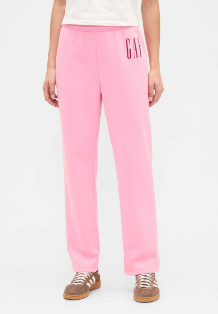 Спортивный костюм на флисе GAP свитшот и штаны 1159851372 (Розовый M)