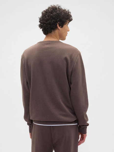 Мужской спортивный костюм на флисе GAP свитшот и штаны 1159851857 (Коричневый XL)