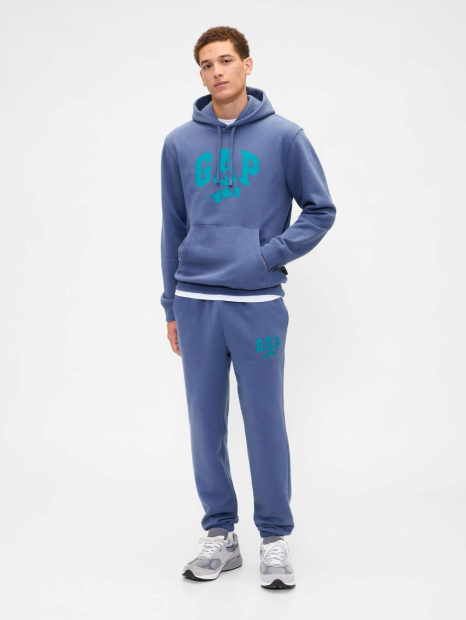 Мужской спортивный костюм на флисе GAP × Disney худи и джоггеры 1159853118 (Синий M)