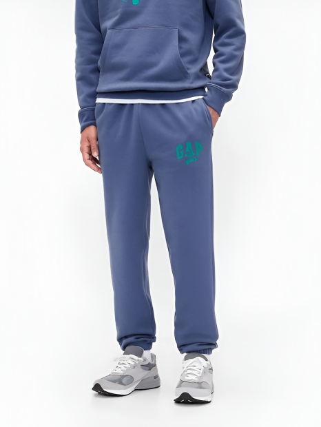 Мужской спортивный костюм на флисе GAP × Disney худи и джоггеры 1159853118 (Синий M)