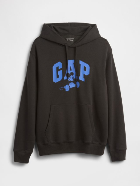Мужской спортивный костюм на флисе GAP × Disney худи и джоггеры 1159853124 (Черный M)