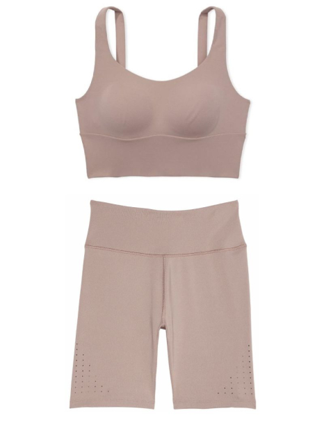 Спортивный комплект Victoria's Secret топ и велосипедки 1159854204 (Бежевый S)