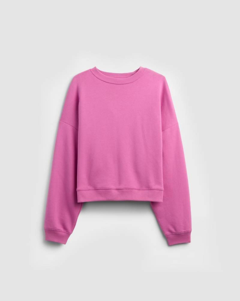 Яркий спортивный костюм на флисе GAP свитшот и джоггеры 1159854849 (Розовый S)