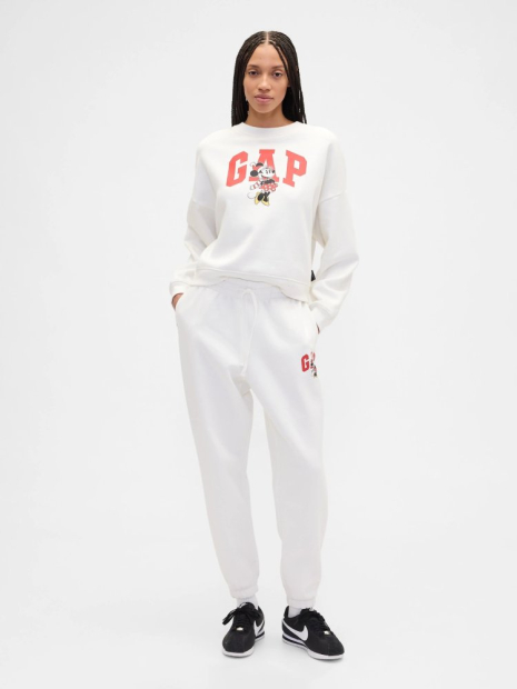 Женский спортивный костюм на флисе Disney GAP свитшот и джоггеры 1159855427 (Белый XL)