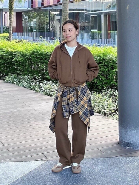 Спортивний костюм UNIQLO DRY толстовка та штани 1159856201 (Коричневий XL)