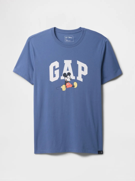Чоловічий спортивний костюм GAP × Disney футболка та джогери на флісі 1159856820 (Синій M)